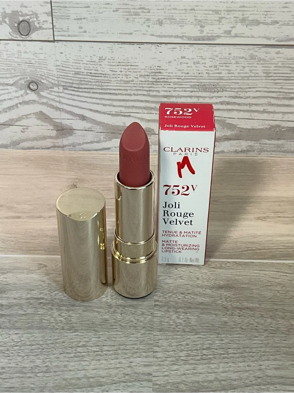 Clarins Joli Rouge Velvet Lipstick 752V - new in box